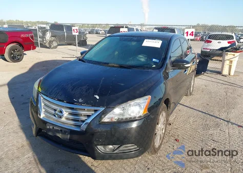 2013 Nissan Sentra Sl z USA, uszkodzony, nr VIN 3N1AB7AP3DL725820